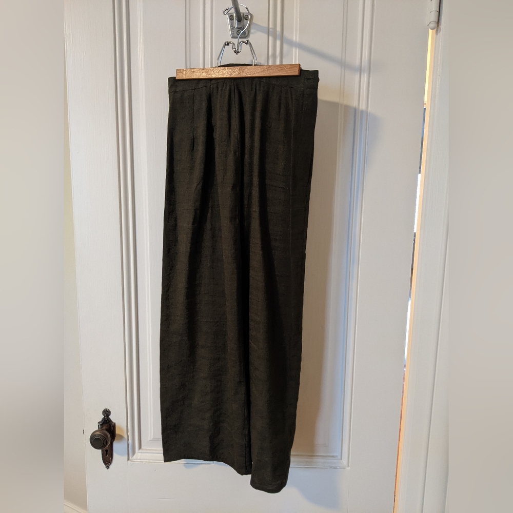 Linen Midi Skirt